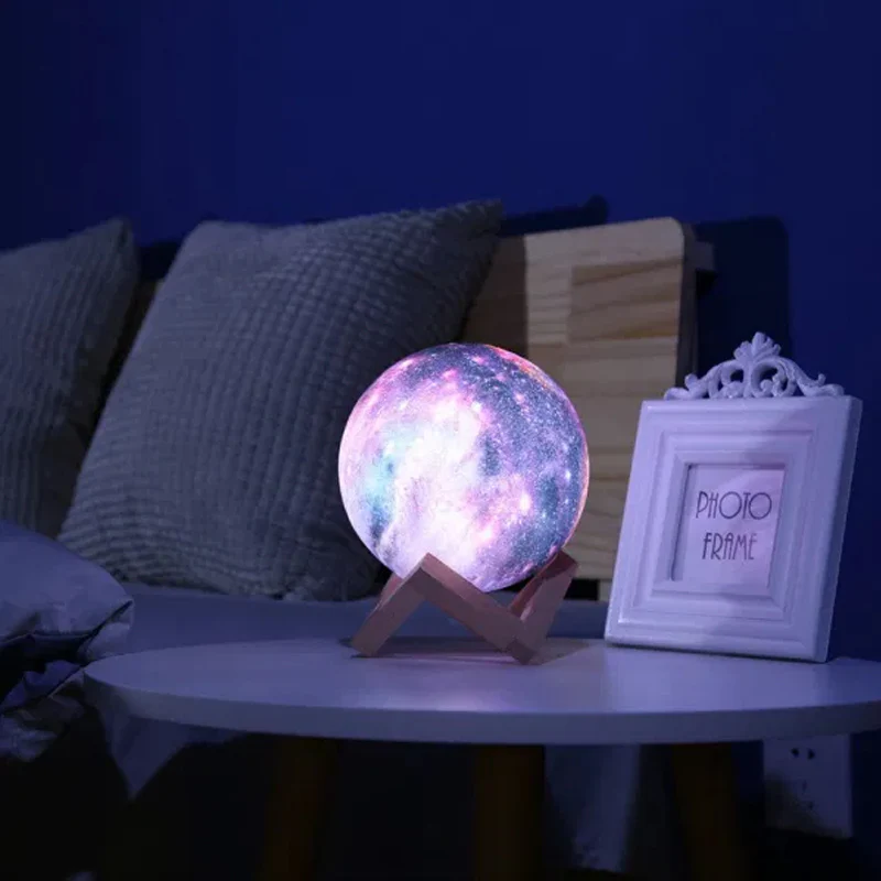 Galaxy Moon Lamp - Image 9