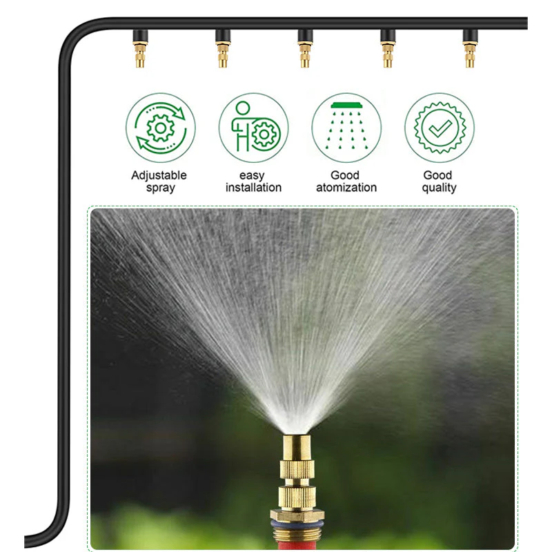 Garden Irrigation Sprinkler Misting Spray Nozzle - Image 3