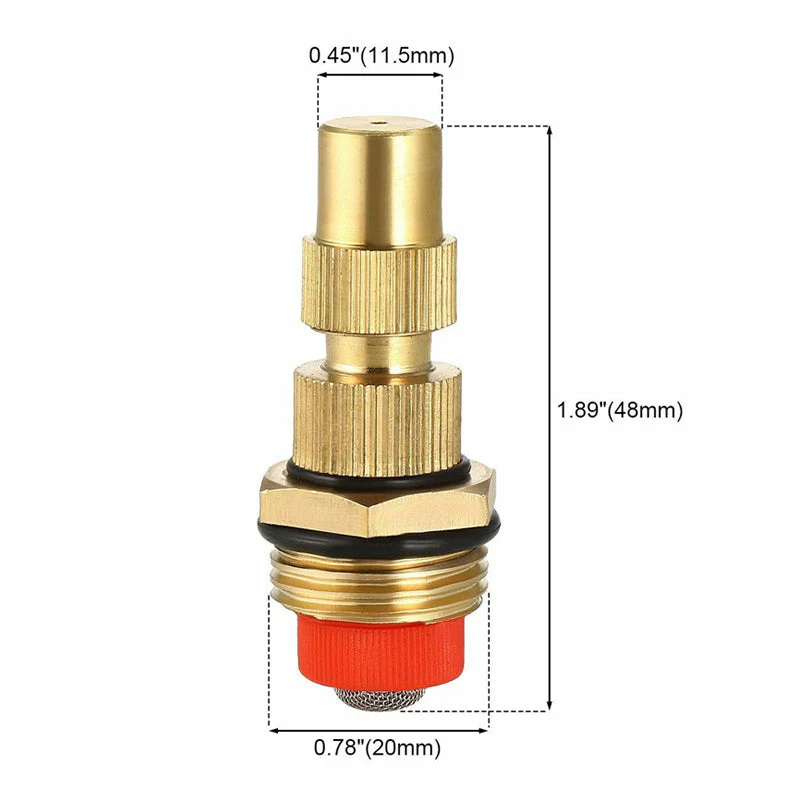 Garden Irrigation Sprinkler Misting Spray Nozzle - Image 8