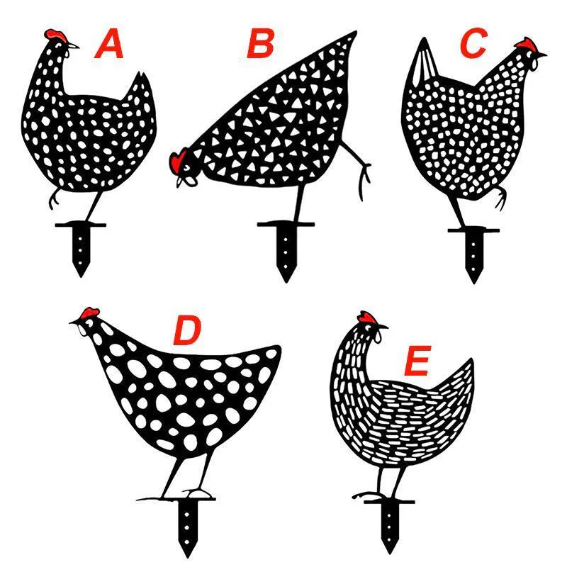 Garden Simulated Chicken Ornament - Image 2