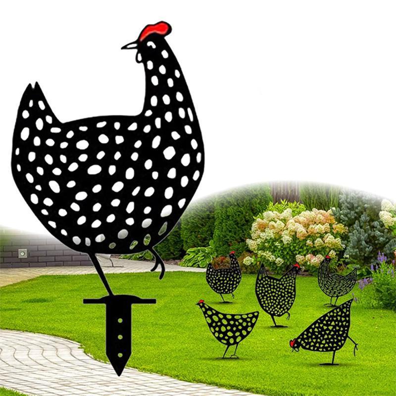 Garden Simulated Chicken Ornament - Image 3