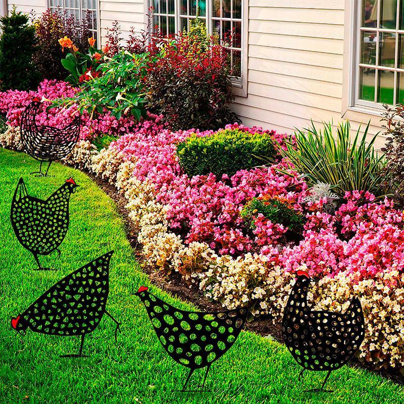 Garden Simulated Chicken Ornament - Image 5