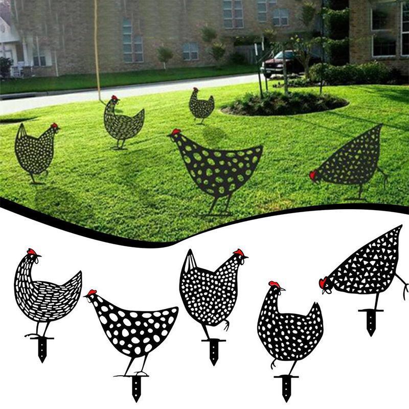 Garden Simulated Chicken Ornament - Image 6