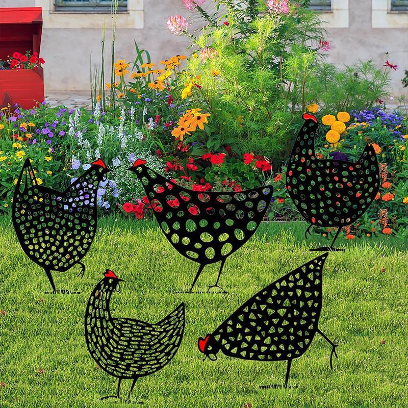Garden Simulated Chicken Ornament - Image 8