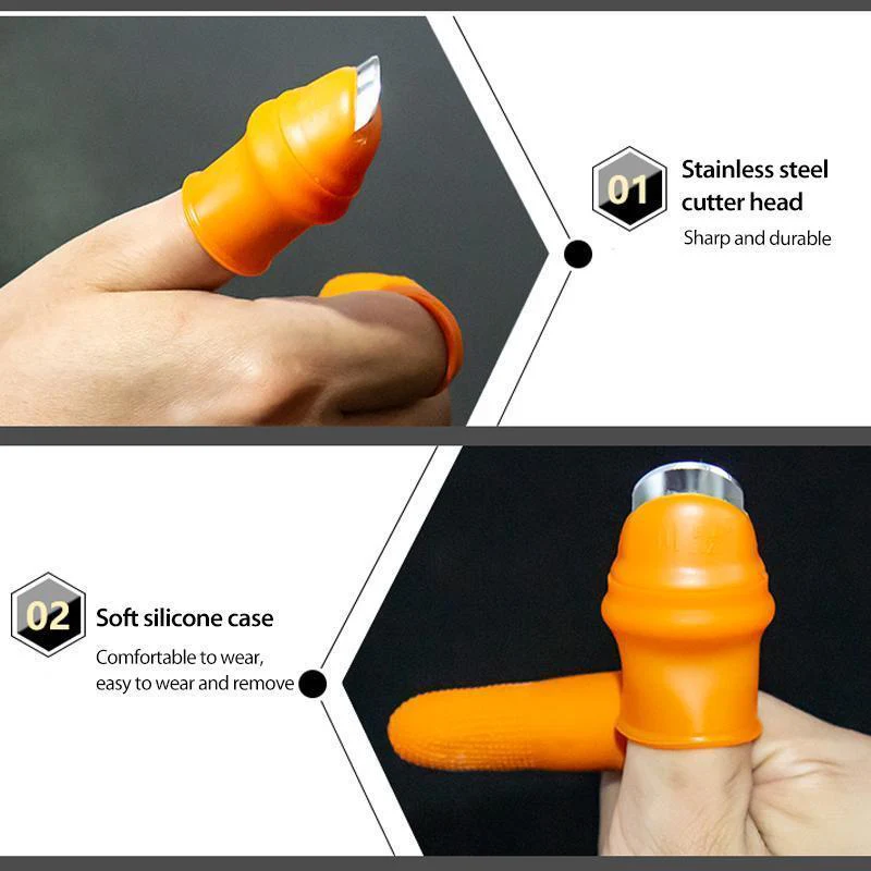 Gardening Thumb Knife Finger Gloves - Image 2