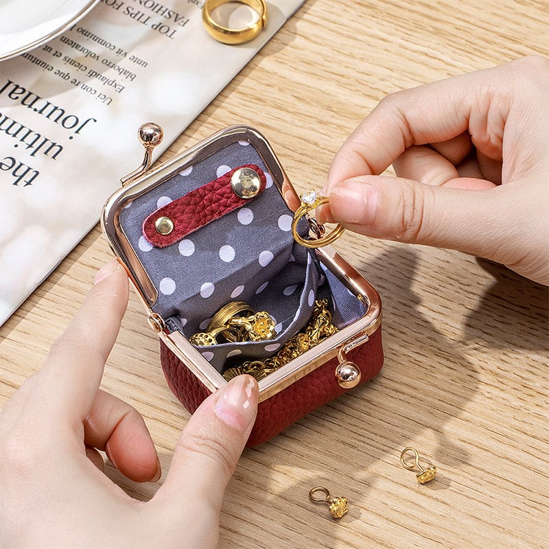 Genuine Leather Mini Jewelry Box - Image 10