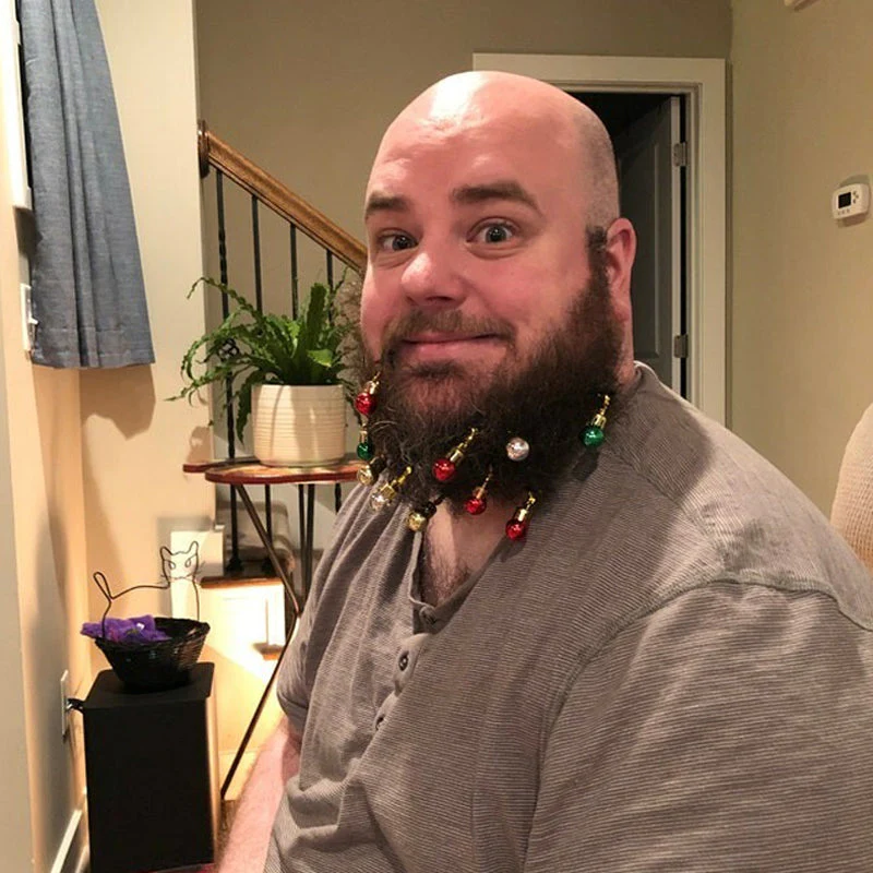 Glowing Beard Christmas Decoration Bells - Image 5