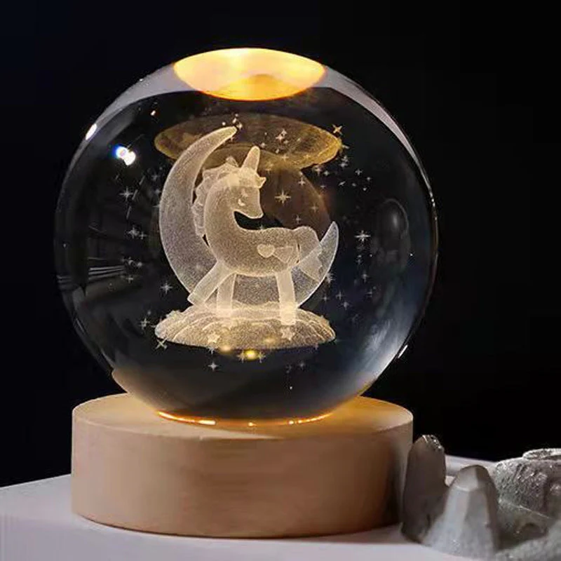 Glowing Crystal Ball Night Light - Image 10