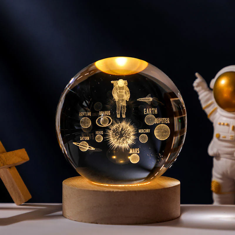 Glowing Crystal Ball Night Light - Image 7