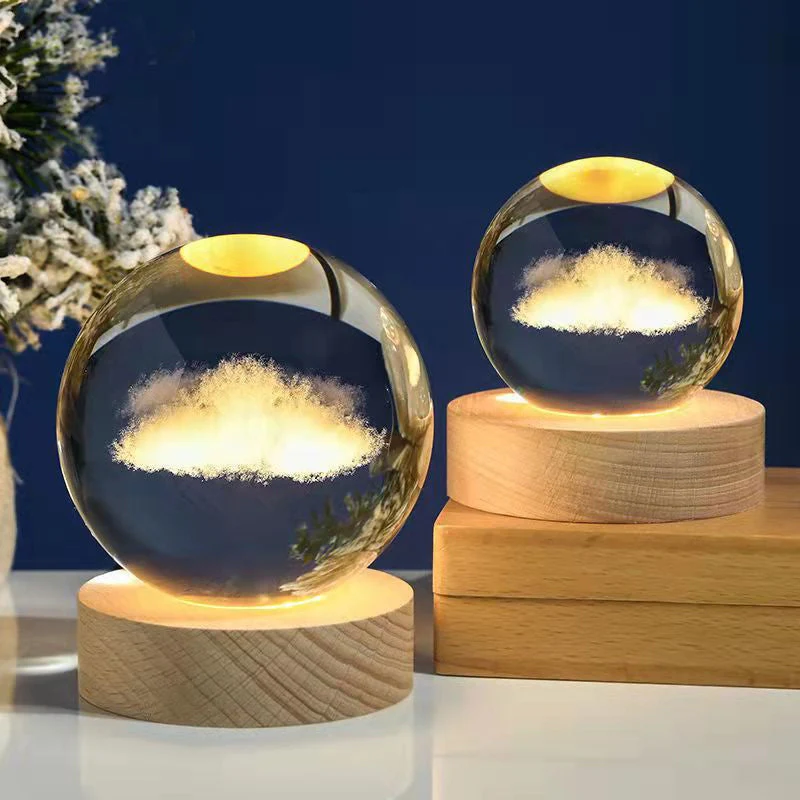 Glowing Crystal Ball Night Light - Image 9