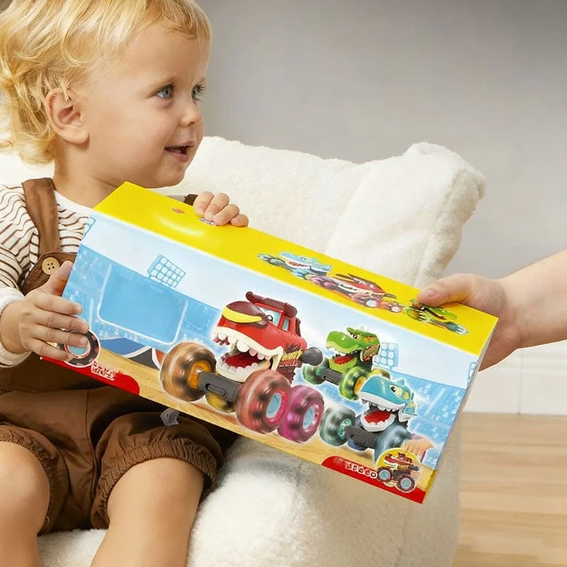 Glowing Monster Big Foot Toy Car - Image 4