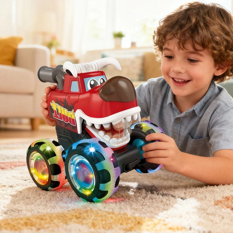 Glowing Monster Big Foot Toy Car - Image 6