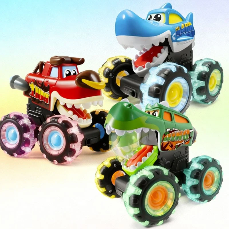 Glowing Monster Big Foot Toy Car - Image 9