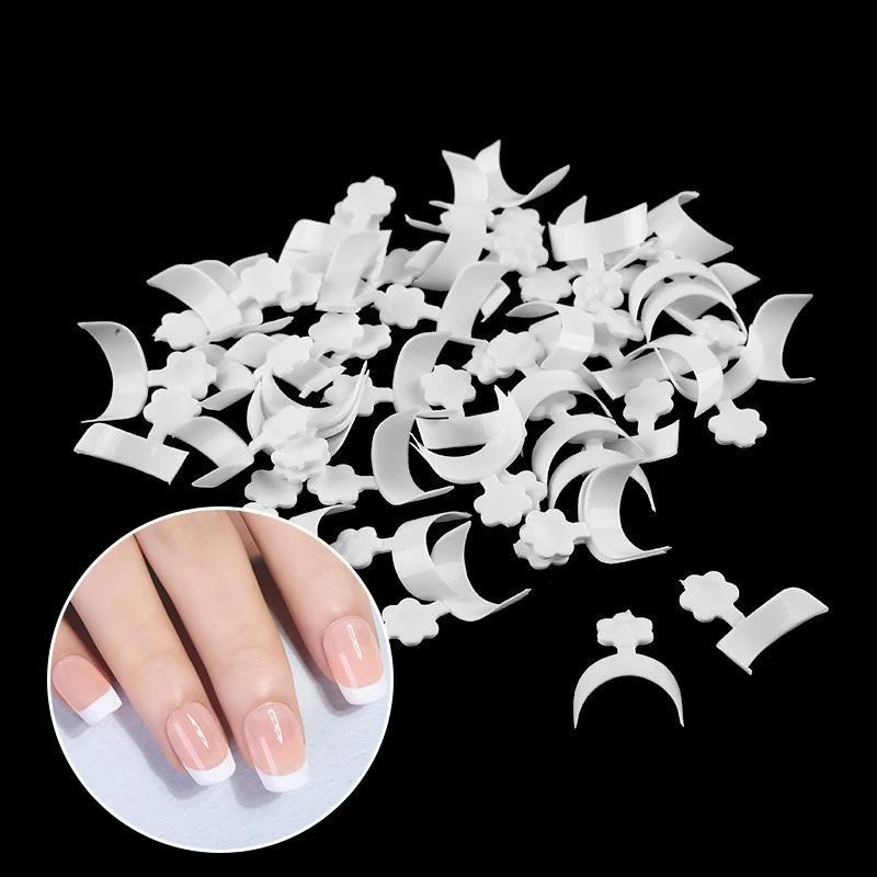 Glue-On French Manicure Nails Kit (100 pcs) - Image 10