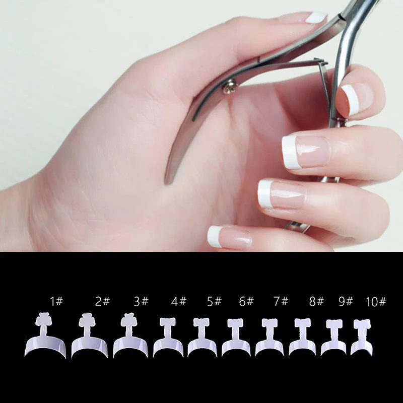 Glue-On French Manicure Nails Kit (100 pcs) - Image 11