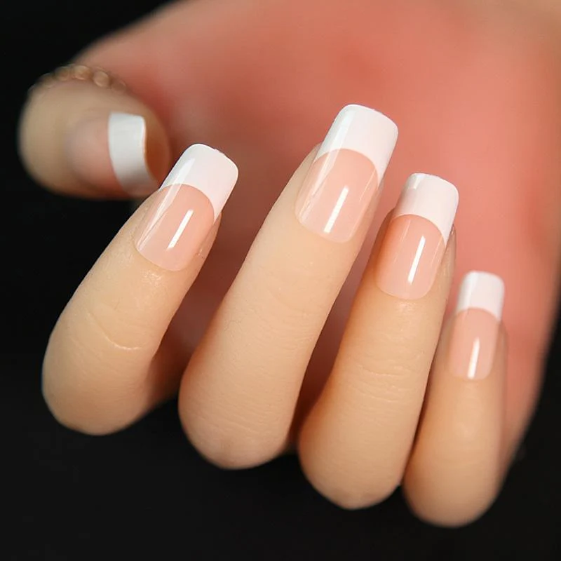 Glue-On French Manicure Nails Kit (100 pcs) - Image 12