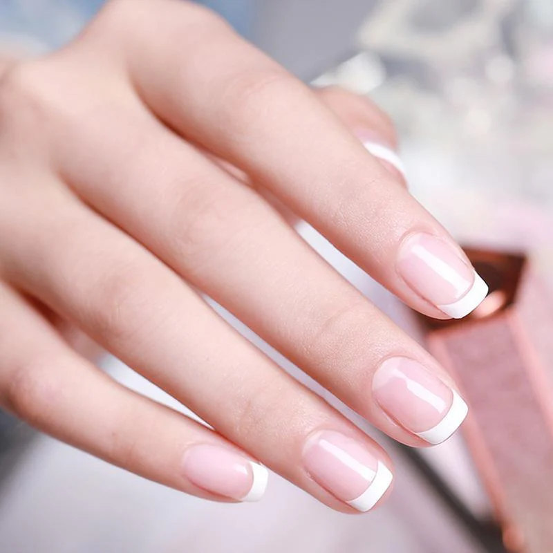 Glue-On French Manicure Nails Kit (100 pcs) - Image 5