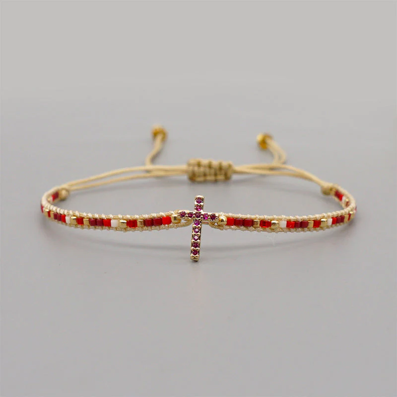 GOD HAS A PLAN CROSS BRACELET - Image 6