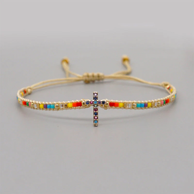 GOD HAS A PLAN CROSS BRACELET - Image 7