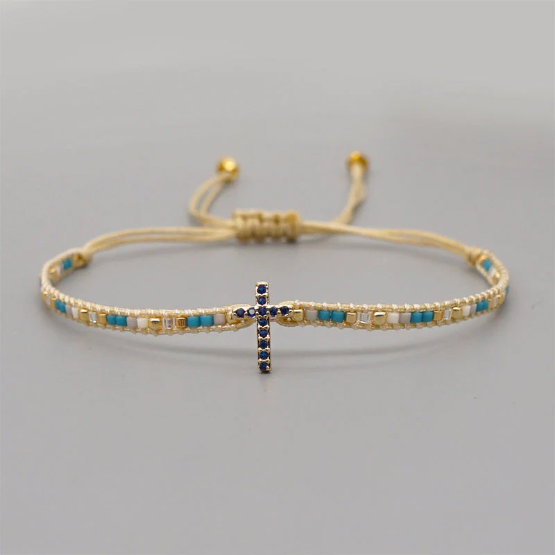 GOD HAS A PLAN CROSS BRACELET - Image 8