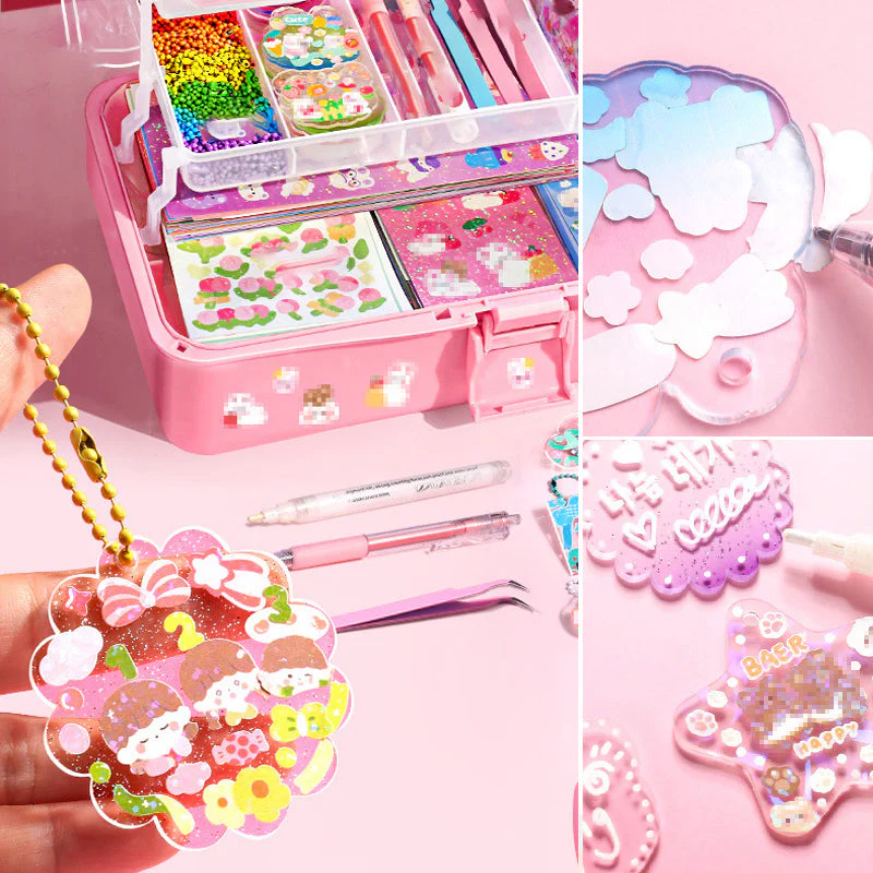 Goo Card Sticker Set Children's Toys To Make Handbook - Image 12