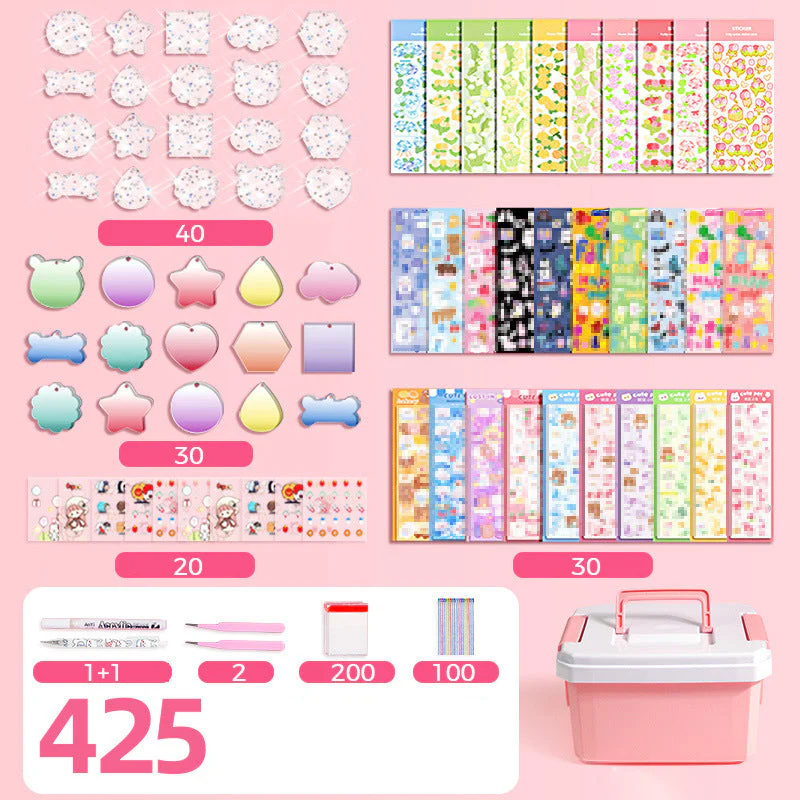 Goo Card Sticker Set Children's Toys To Make Handbook - Image 14