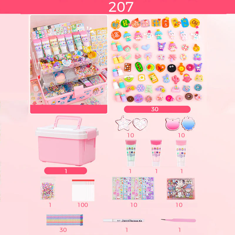 Goo Card Sticker Set Children's Toys To Make Handbook - Image 16