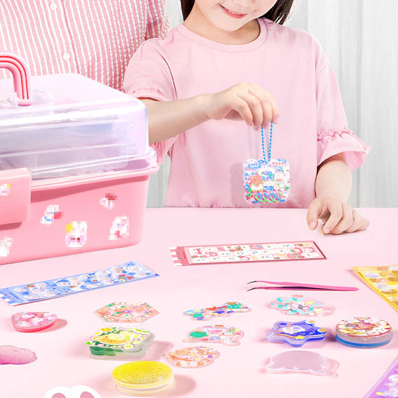 Goo Card Sticker Set Children's Toys To Make Handbook - Image 2