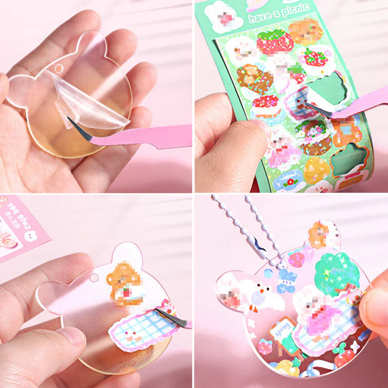 Goo Card Sticker Set Children's Toys To Make Handbook - Image 9