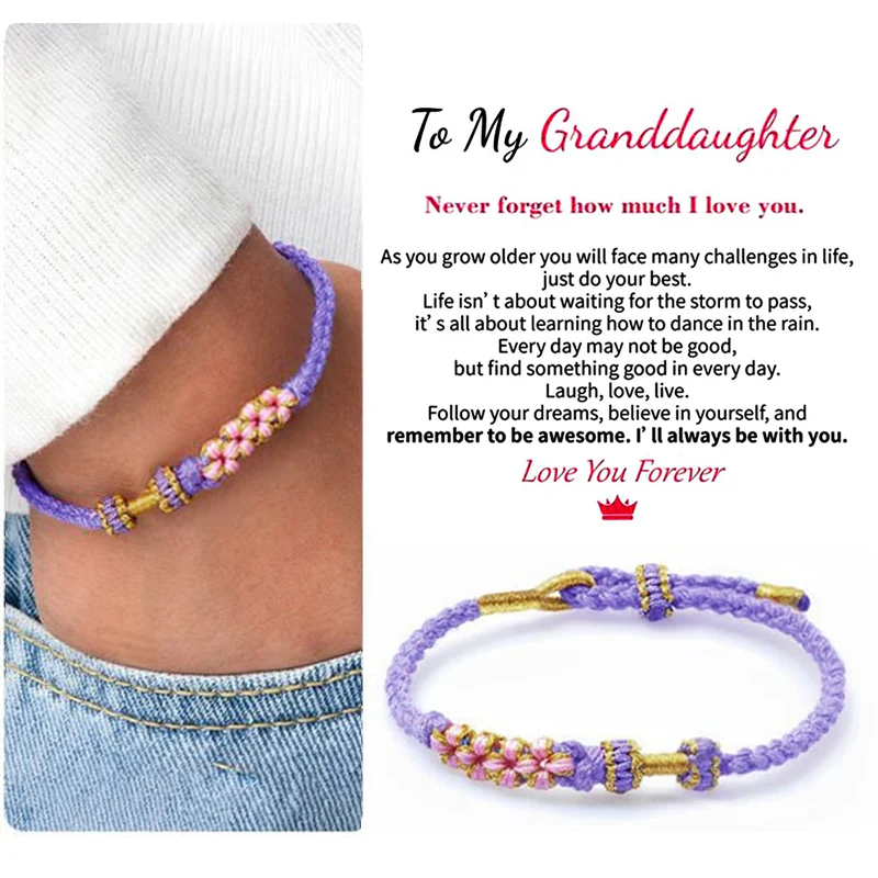 Grandmother And Granddaughter Blossom Knot Bracelet - Image 16