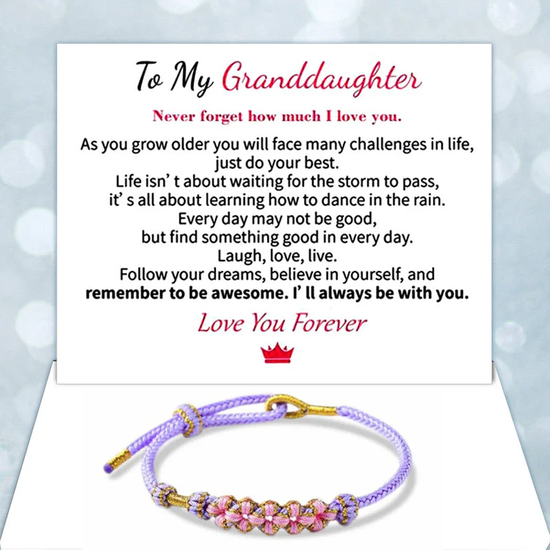 Grandmother And Granddaughter Blossom Knot Bracelet - Image 4