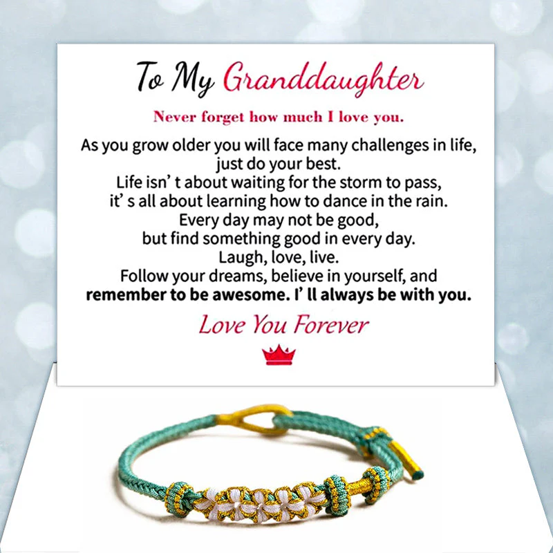 Grandmother And Granddaughter Blossom Knot Bracelet - Image 7