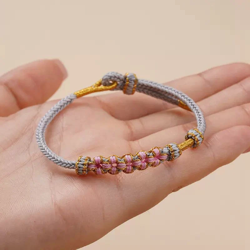 Grandmother And Granddaughter Blossom Knot Bracelet - Image 3