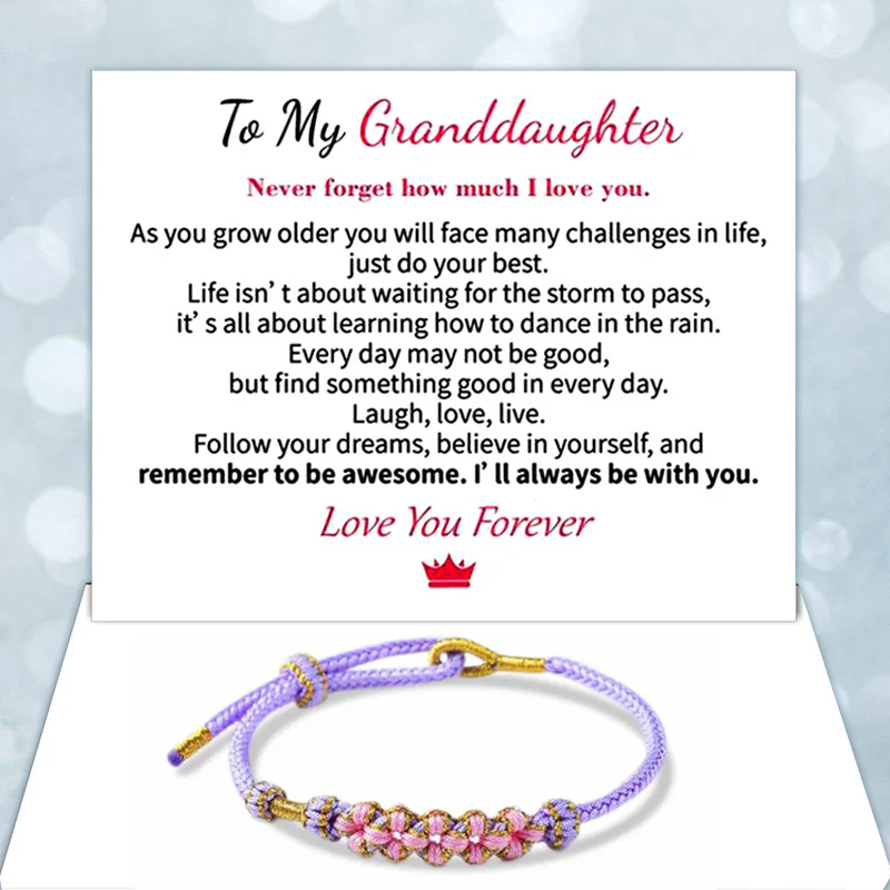 Grandmother And Granddaughter Blossom Knot Bracelet - Image 4