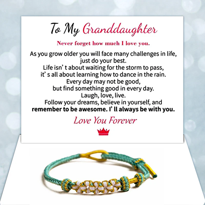 Grandmother And Granddaughter Blossom Knot Bracelet - Image 7