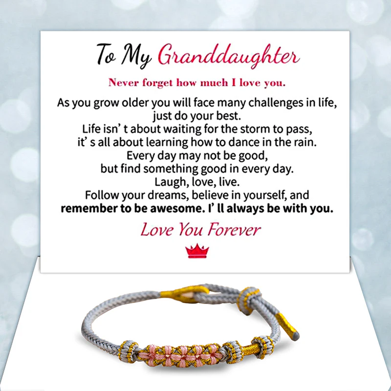 Grandmother And Granddaughter Blossom Knot Bracelet - Image 8