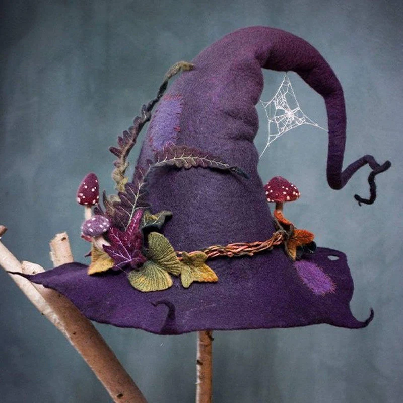 Halloween Party Felt Witch Hats - Image 3