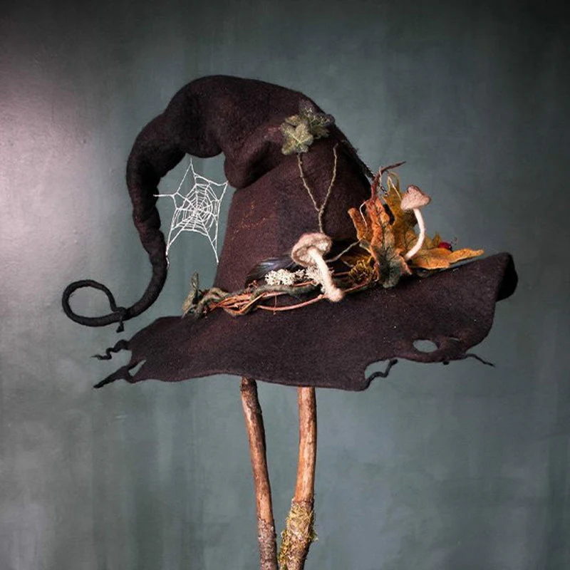 Halloween Party Felt Witch Hats - Image 7