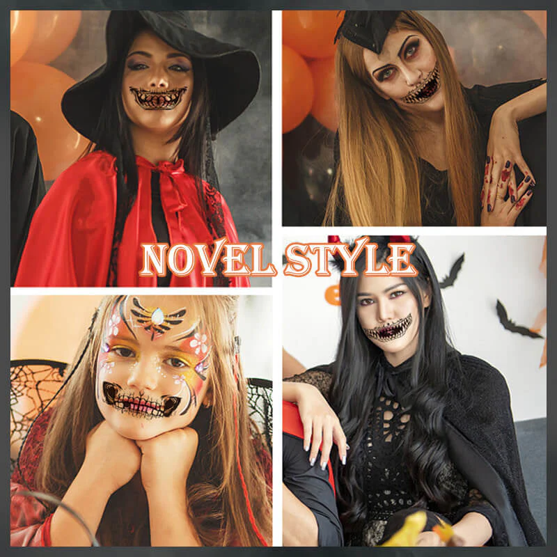Halloween Prank Makeup Temporary Tattoo - Image 4