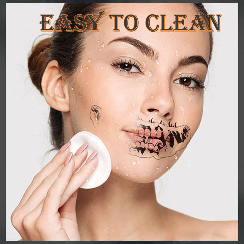 Halloween Prank Makeup Temporary Tattoo - Image 5