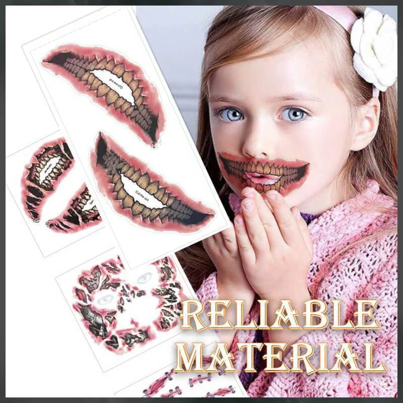 Halloween Prank Makeup Temporary Tattoo - Image 6