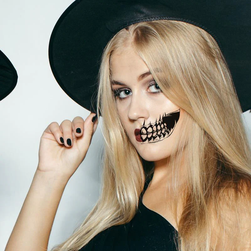 Halloween Prank Makeup Temporary Tattoo - Image 8