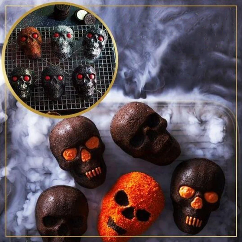 Halloween Skull Cake Mold - Image 3