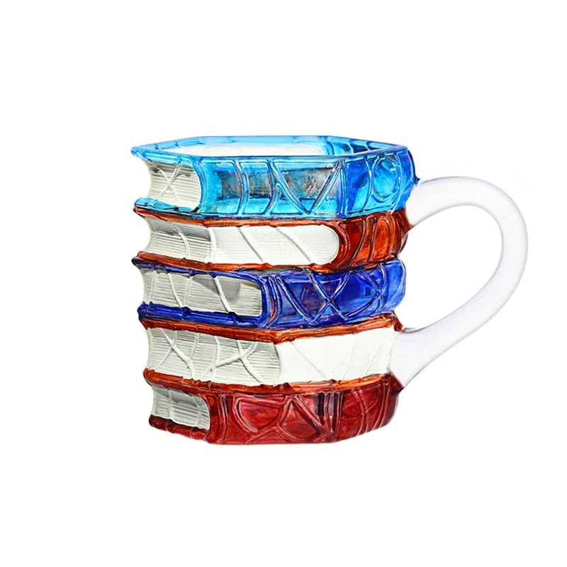 Hand-painted Book Coffee Cup - Image 11