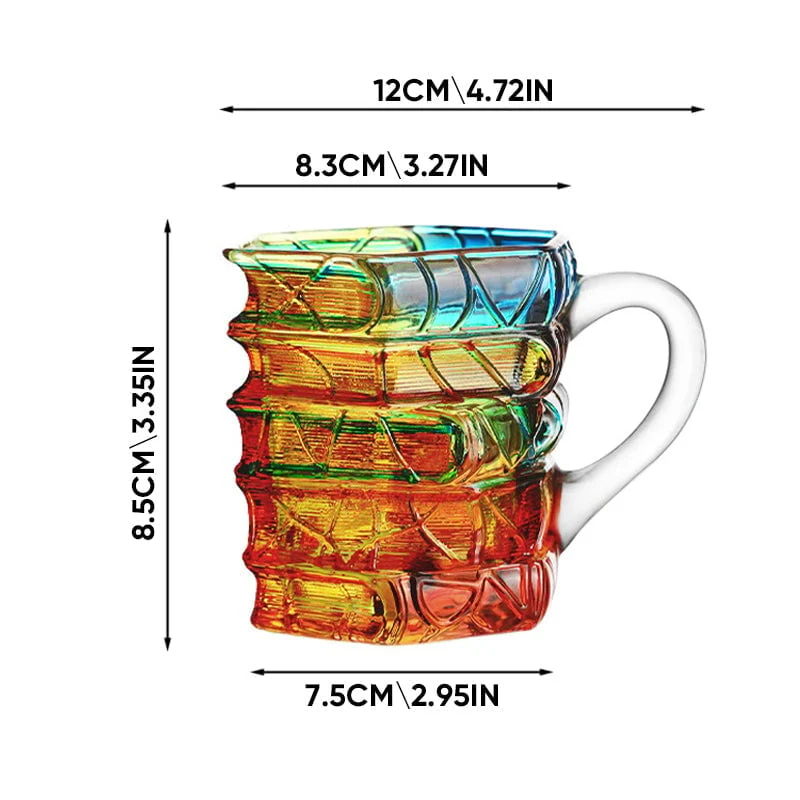 Hand-painted Book Coffee Cup - Image 9