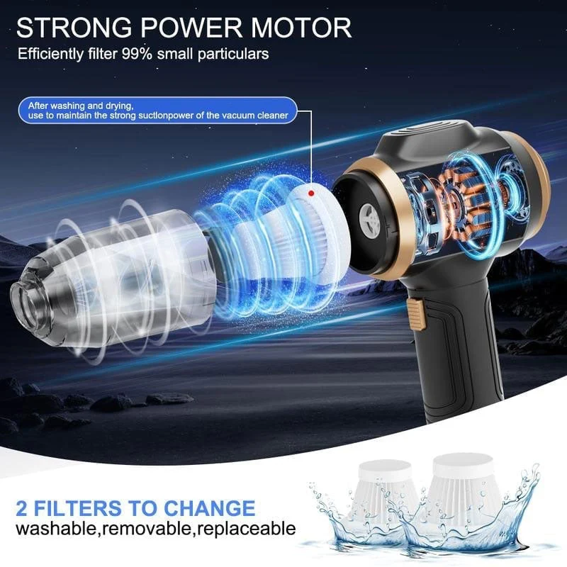 Handheld Cordless Car Vacuum Cleaner - Image 2