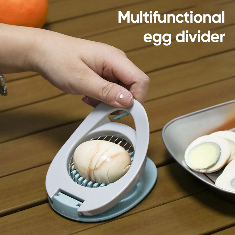 Handheld Stainless Steel Egg Cutter - Image 2