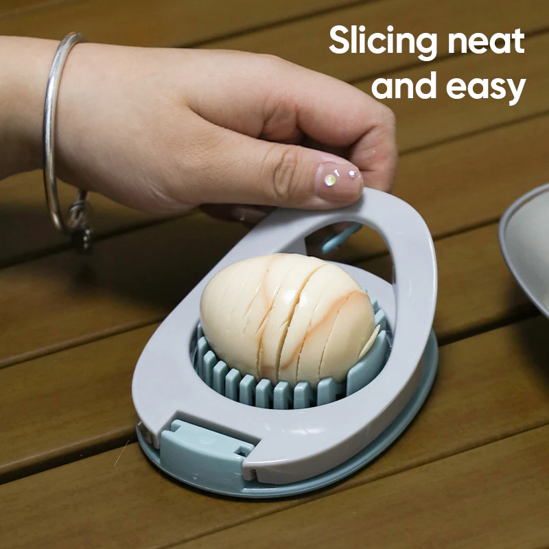 Handheld Stainless Steel Egg Cutter - Image 3