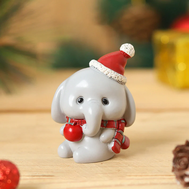 Handmade Animal Santa Ornaments - Image 16