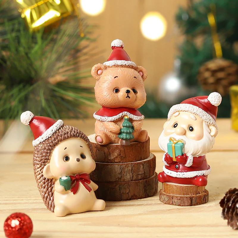Handmade Animal Santa Ornaments - Image 2